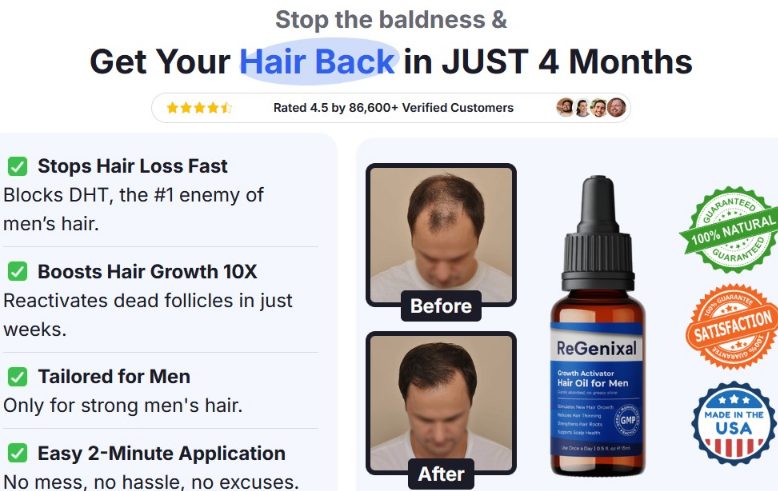 ReGenixal Review: The Ultimate Solution for Hair Loss - Late | Quick Market