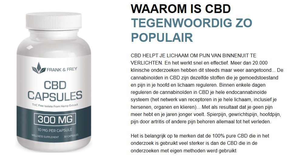 Frank Frey CBD Capsules