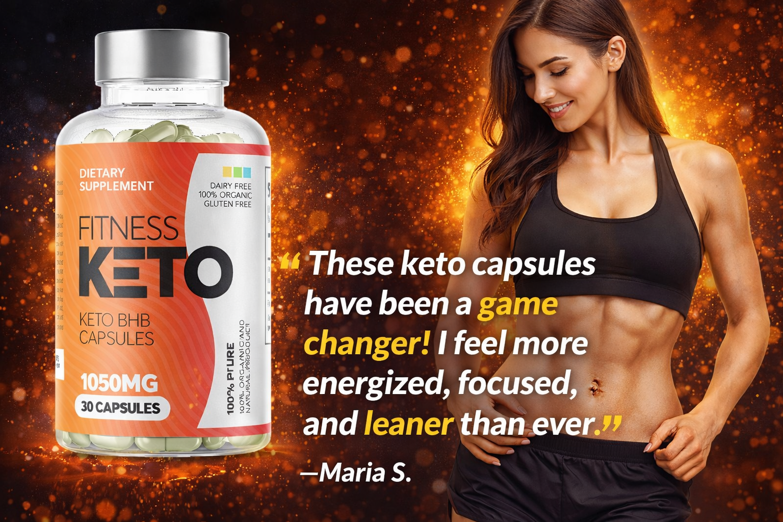 Fitness Keto Capsules Canada &ndash; KEO BHB 1050mg Formula