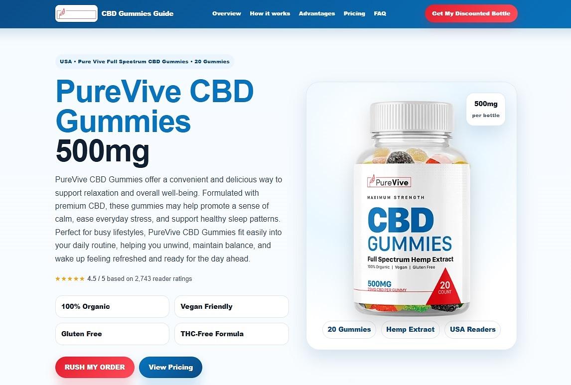 PureVive CBD Reviews (2026) &ndash; Features, Benefits & Everything You Need To  Know - Neha Net In