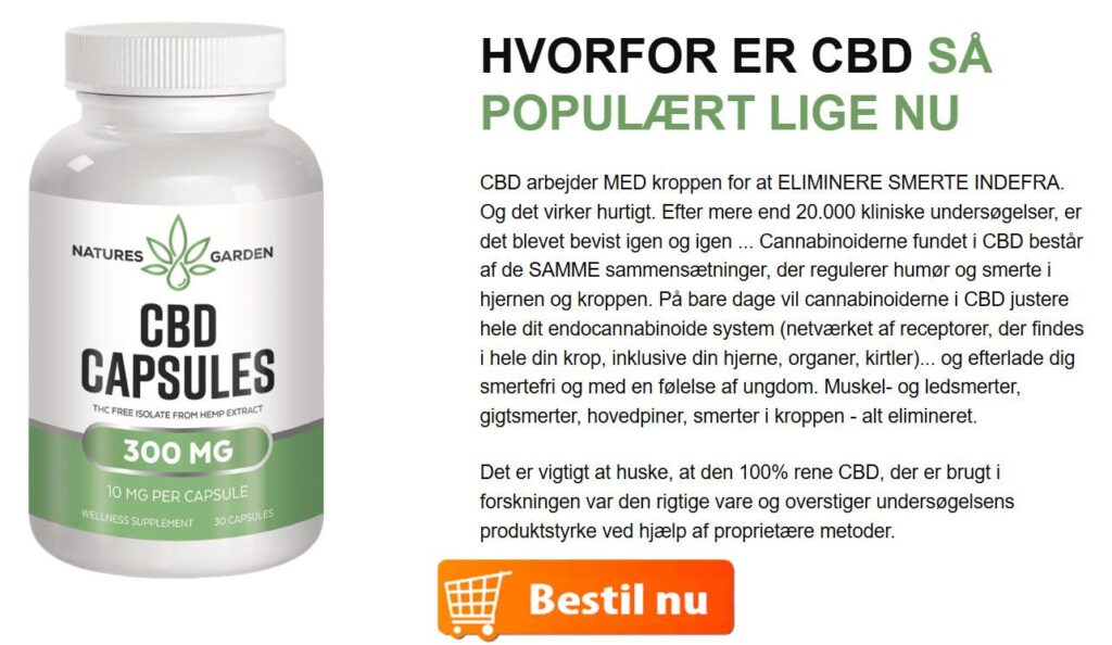 Natures Garden CBD Kapsler Natures Garden CBD Kapsler